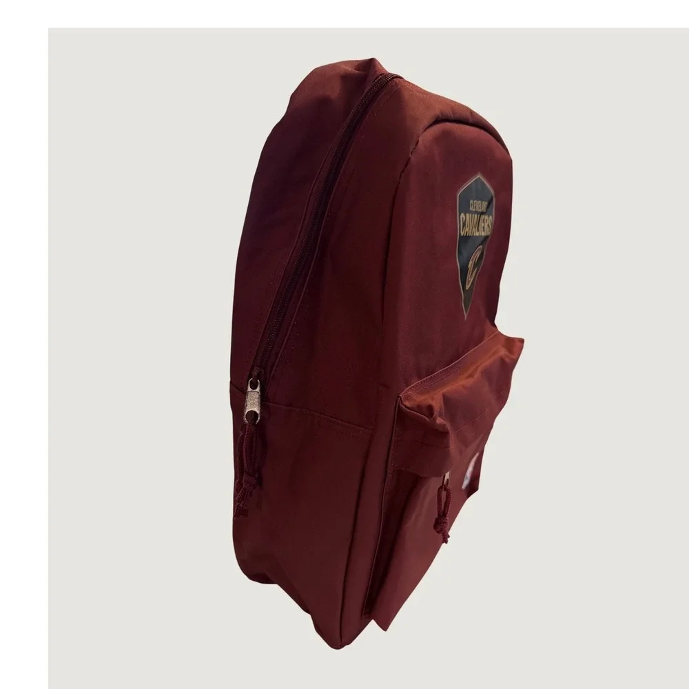 NBA Cleveland Cavaliers Backpack Maroon Red Team Logo School Bag NEW